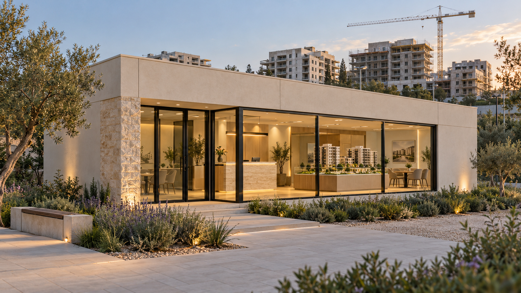 משרדי מכירות יבילים לפרויקטי נדל״ן